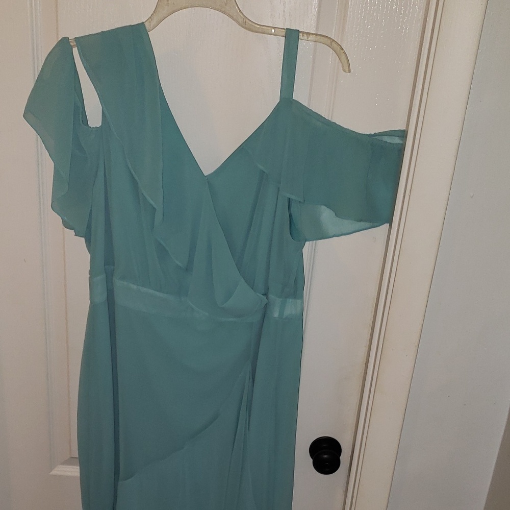Lane Bryant size 18 NWT cold off shoulder dress
